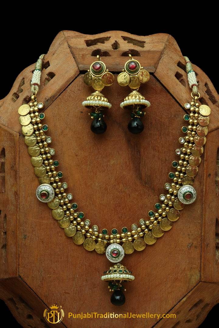 Gold Plated Jodha Necklace Set By Punjabi Traditional Jewellery