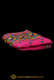 Pure Phulkari Dupatta With Pink Color By Punjabi Traditional Jewellery