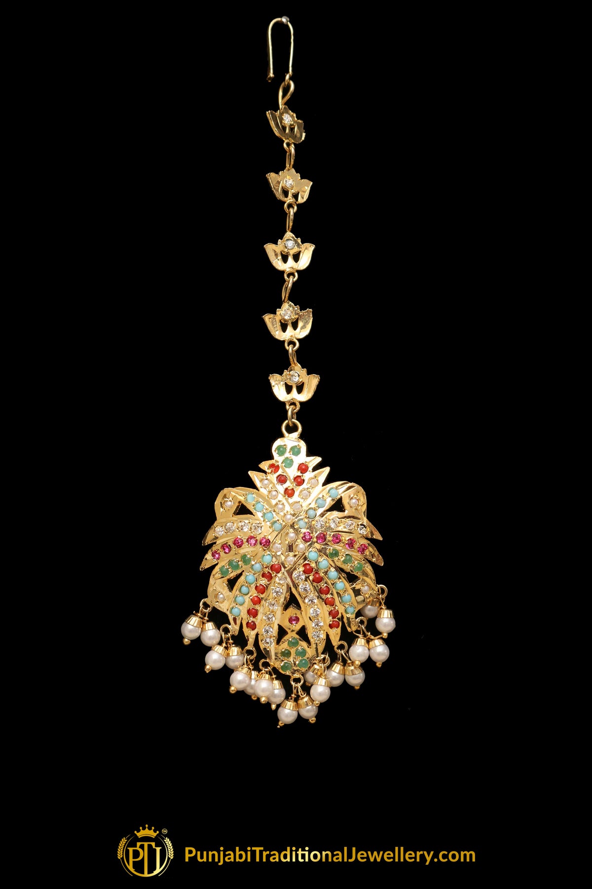 Multi Jadau Tikka By Punjabi Traditional Jewellery