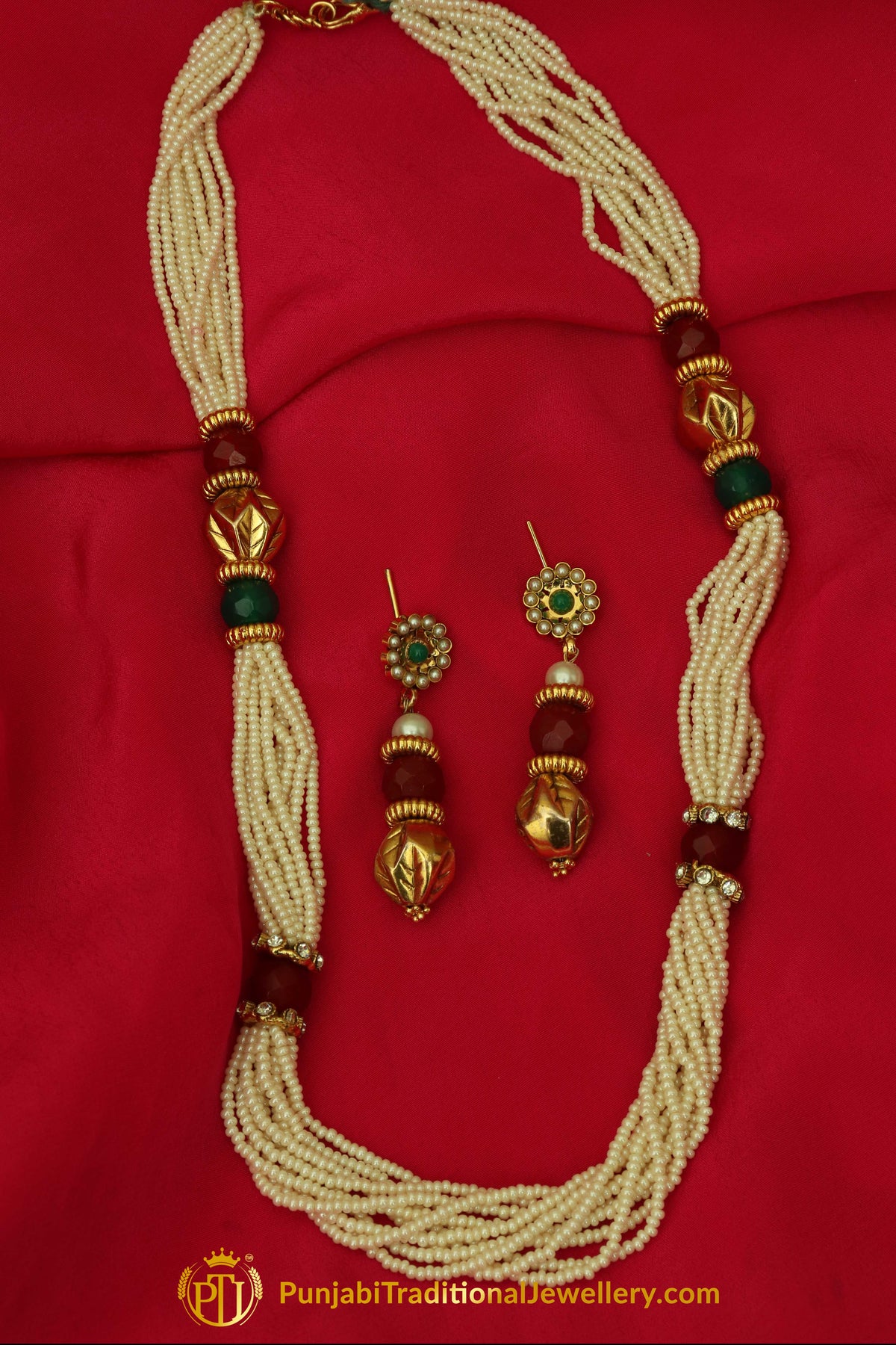 Jodha Mala Necklace Set By Punjabi Traditional Jewellery