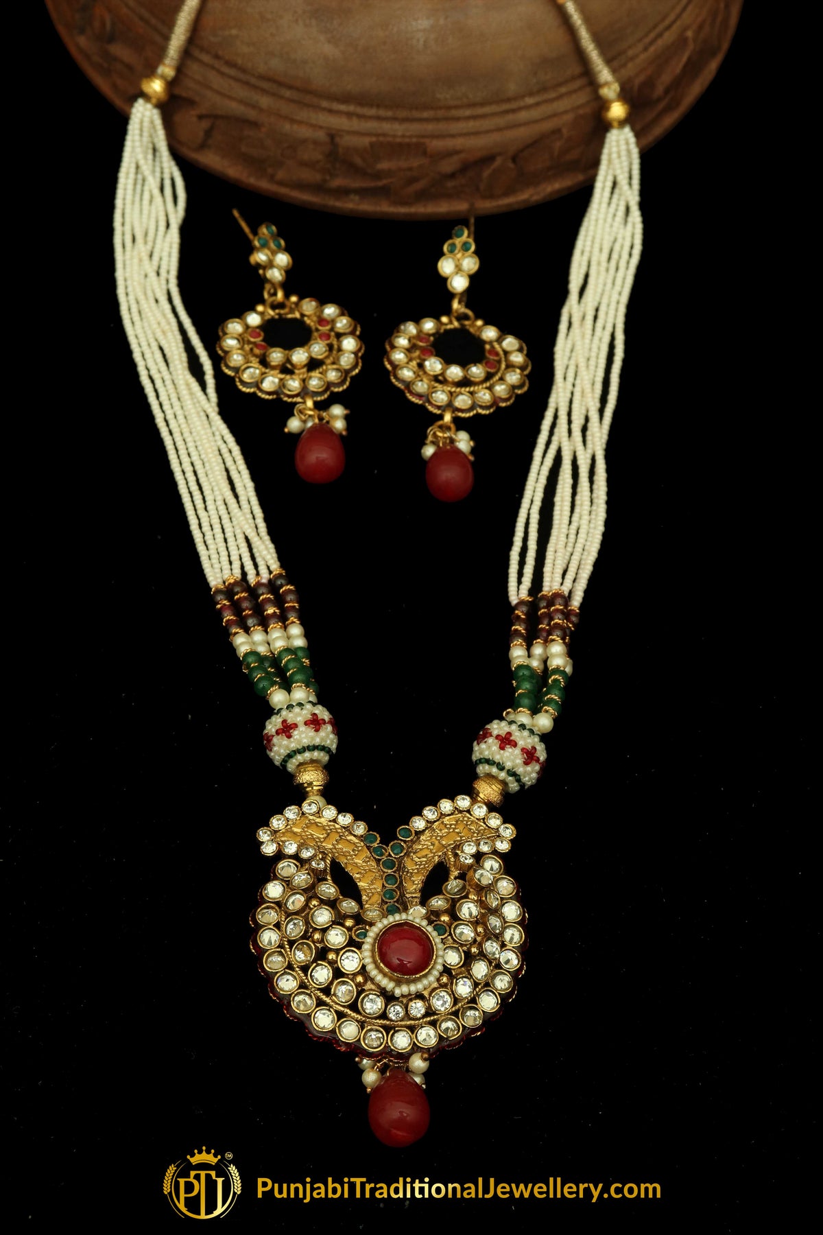 Jodha Mala Necklace Set By Punjabi Traditional Jewellery