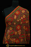 Multi Color Pure Phulkari Dupatta By Punjabi Traditional Jewellery