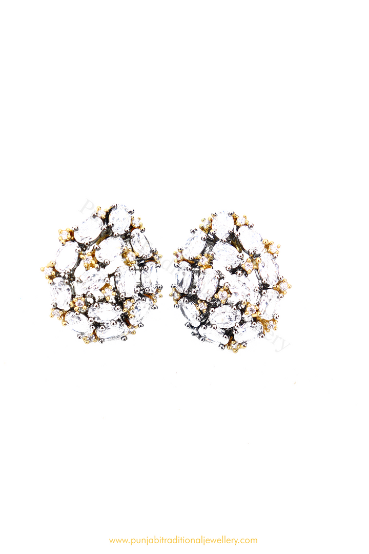 Gold Finished AD Studs By PTJ