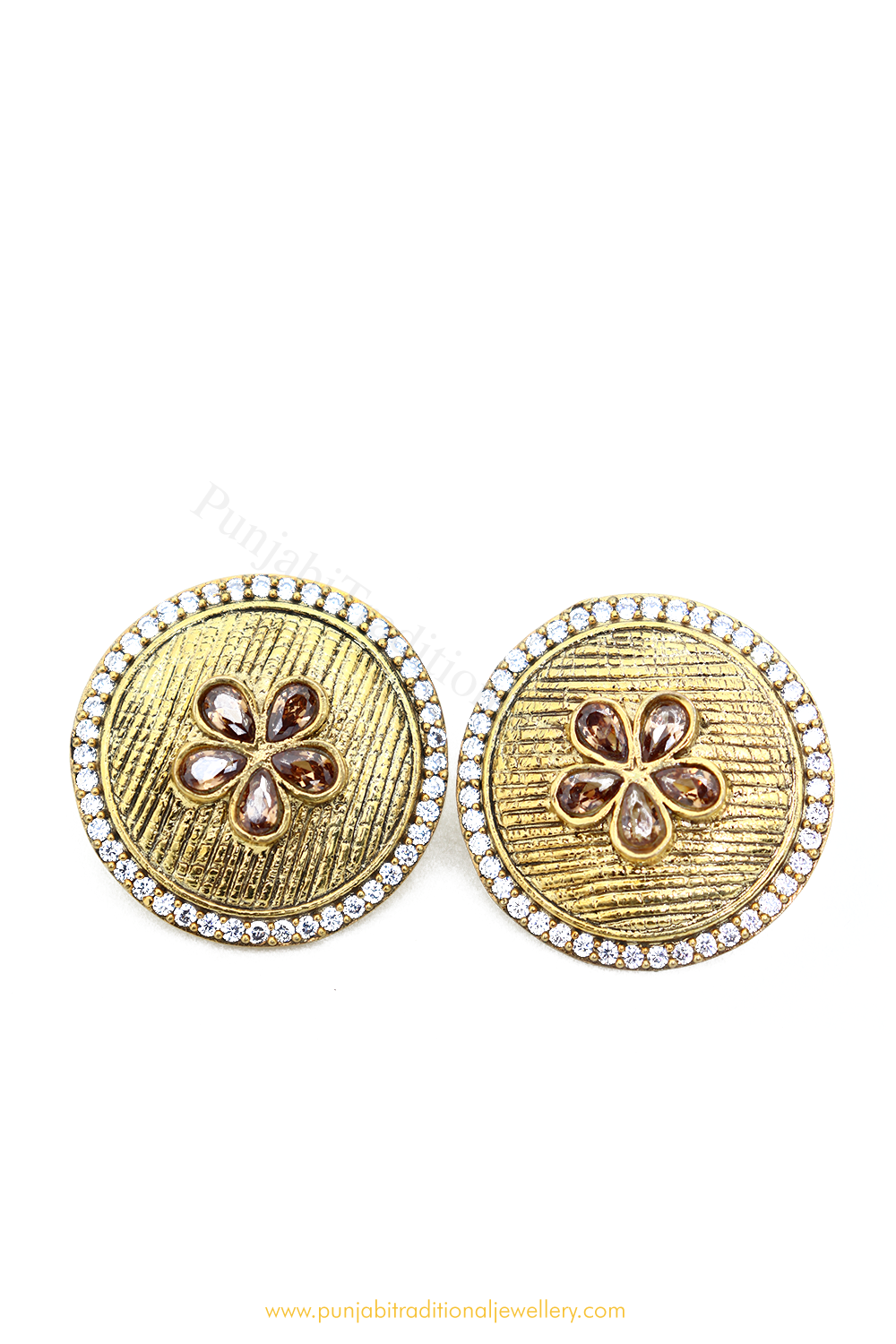 Antique Gold Finished Studs By  PTJ