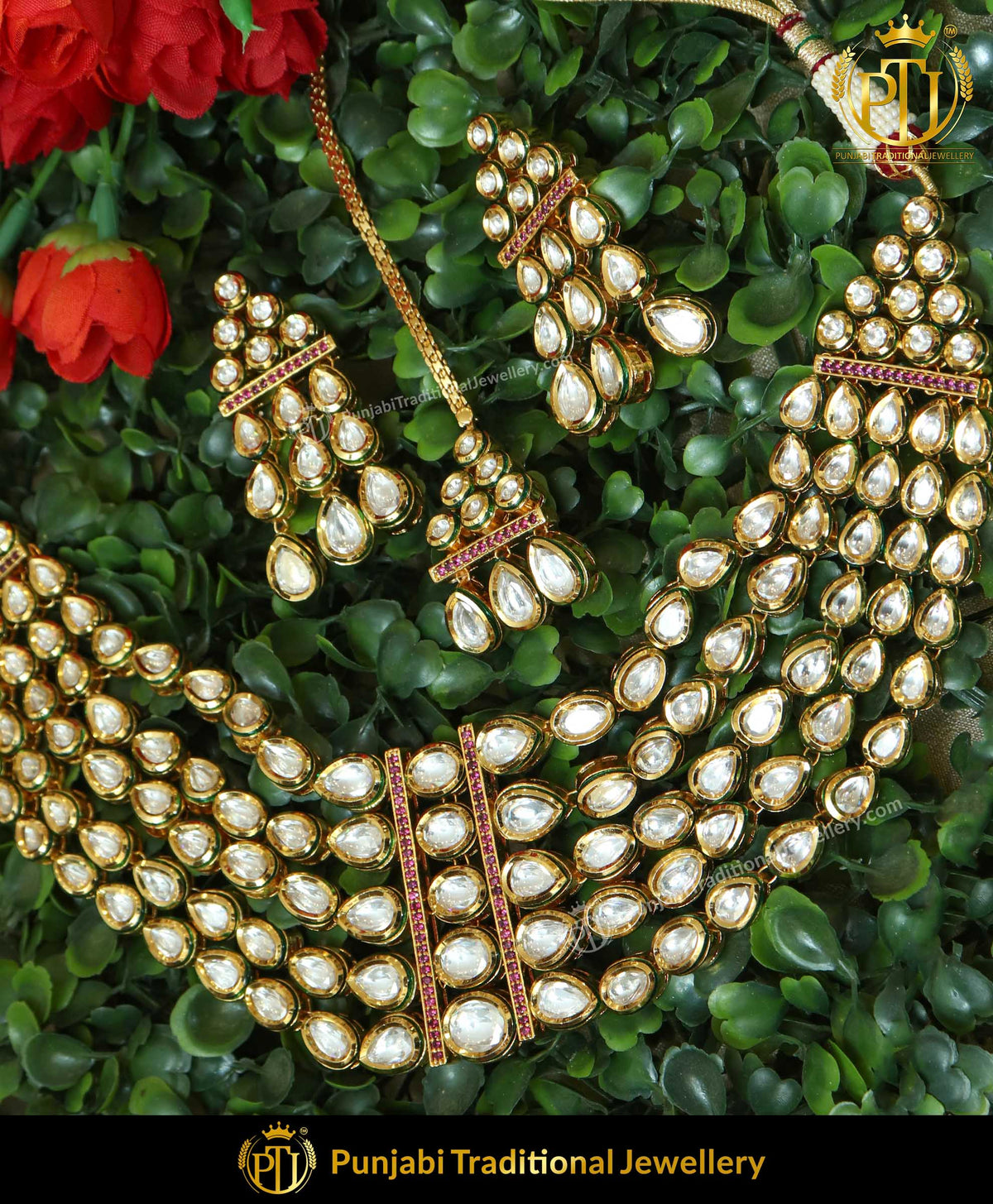 Kundan Necklace Set | Punjabi Traditional Jewellery Exclusive