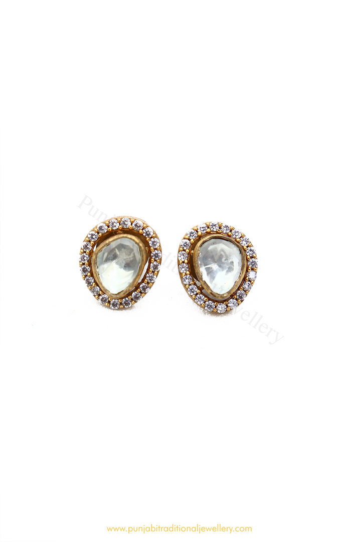 Gold Finished AD Studs By PTJ