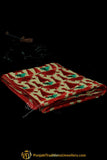 Red Color Pure Phulkari Dupatta By Punjabi Traditional Jewellery
