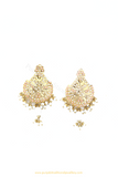 Studs Polki Stone Earrings By  PTJ