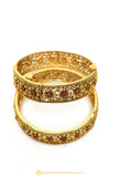 Gold Finished Bangles by PTJ