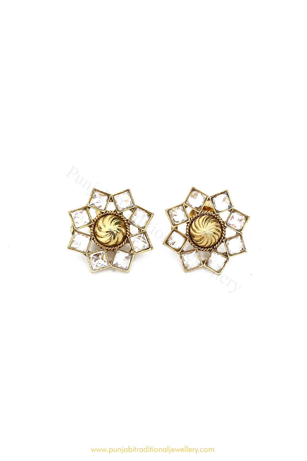 Antique Gold Finished Studs By PTJ