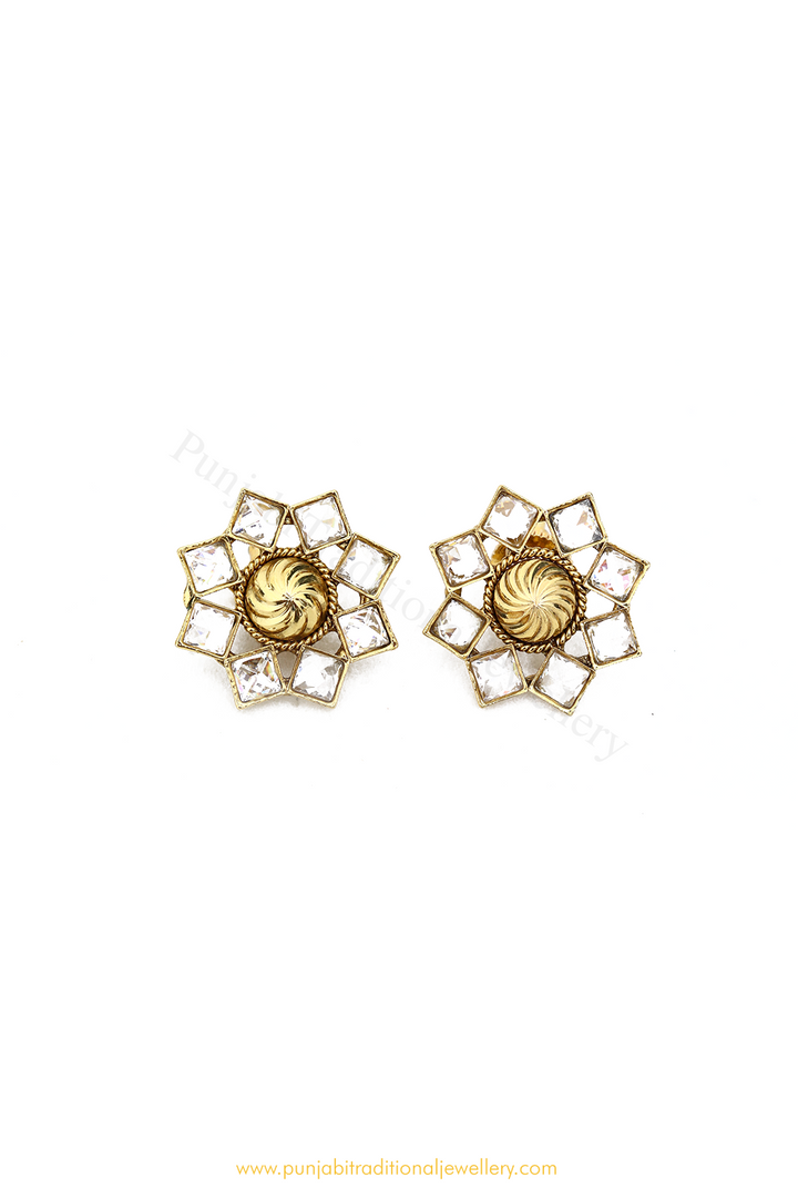 Antique Gold Finished Studs By PTJ