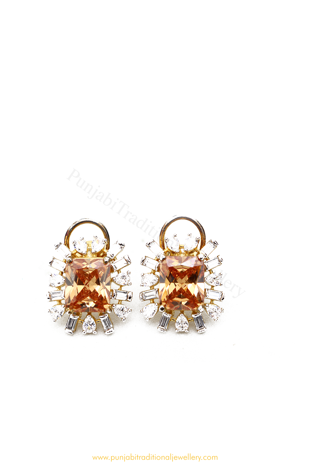 Gold Finished AD Studs By PTJ