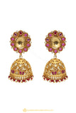 Gold Finished Earrings by PTJ