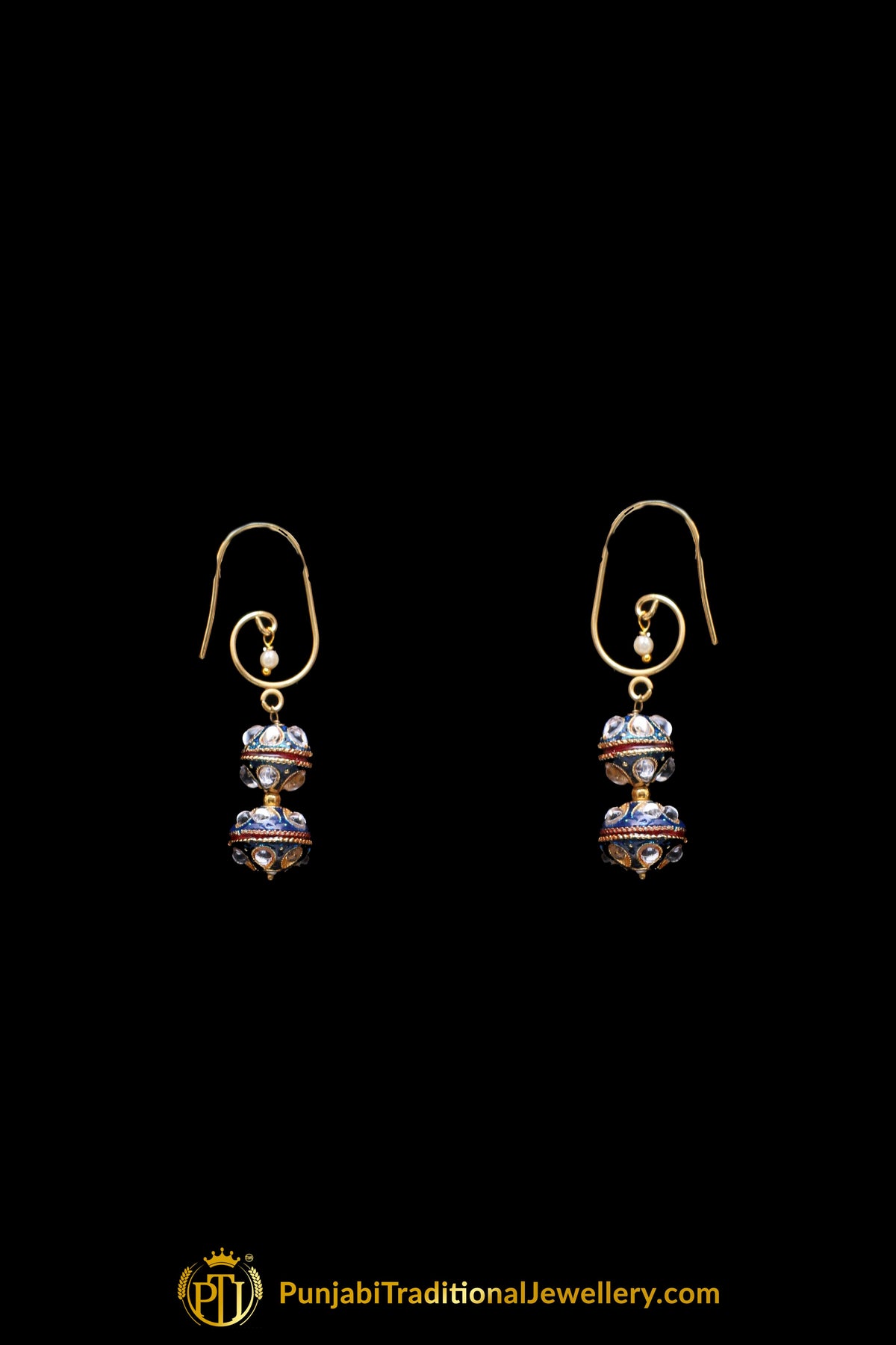 Multi Kundan Necklace Set By Punjabi Traditional Jewellery