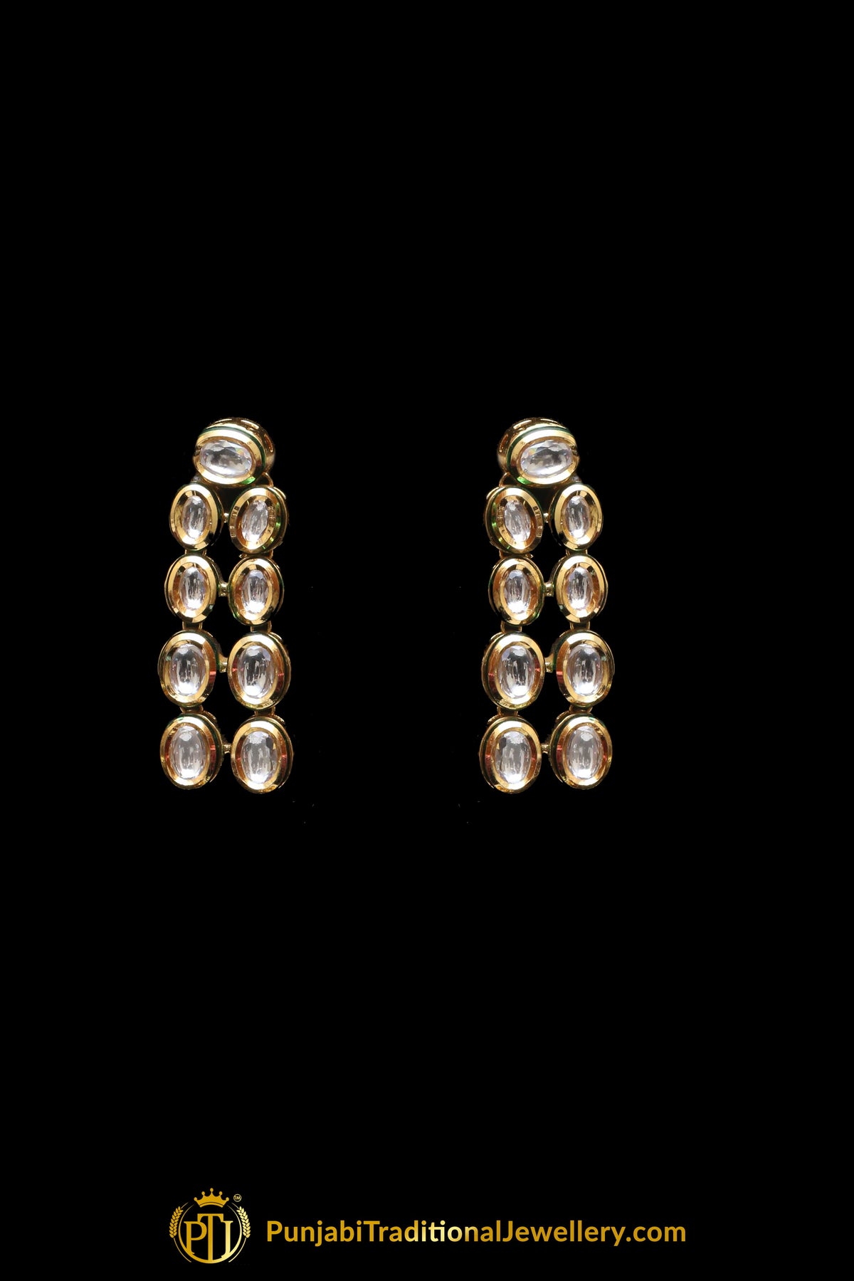 Double Stringed Kundan Necklace Set By Punjabi Traditional Jewellery