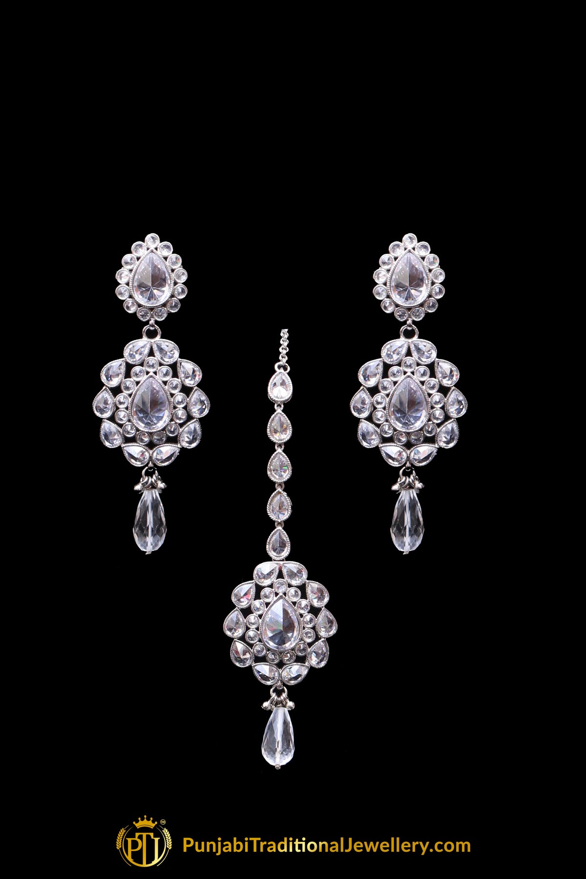 Polki Necklace Set By Punjabi Traditional Jewellery