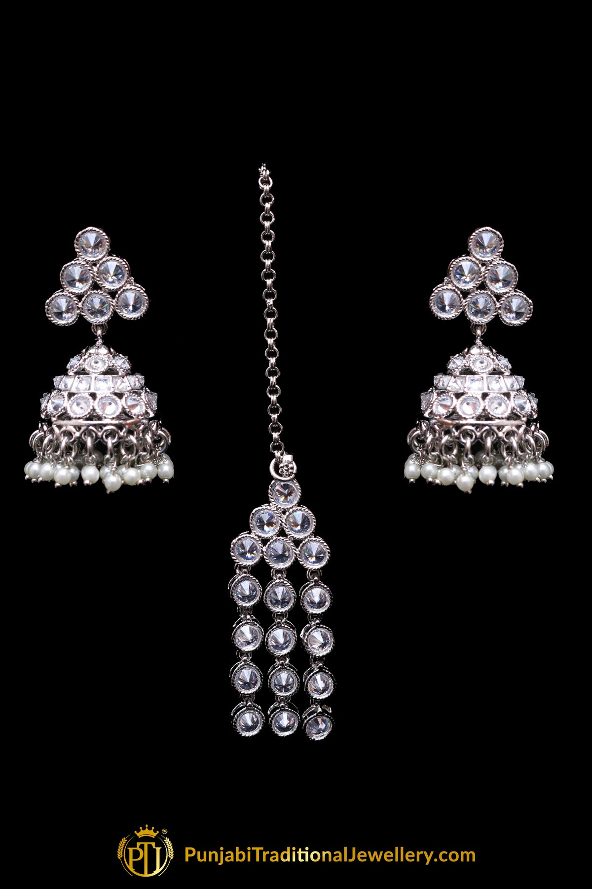 Polki Necklace Set By Punjabi Traditional Jewellery