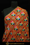 Multi Color Pure Phulkari Dupatta By Punjabi Traditional Jewellery
