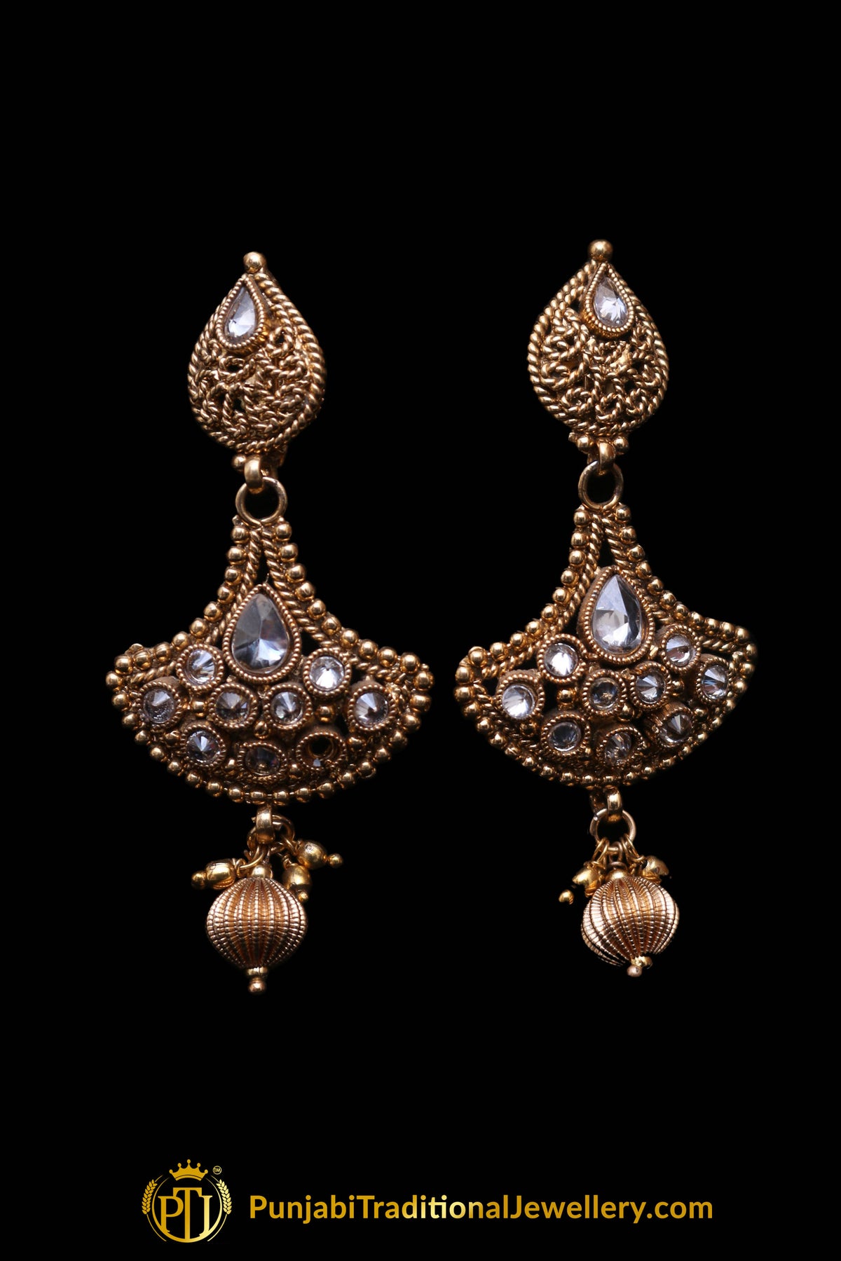Polki Necklace Set By Punjabi Traditional Jewellery