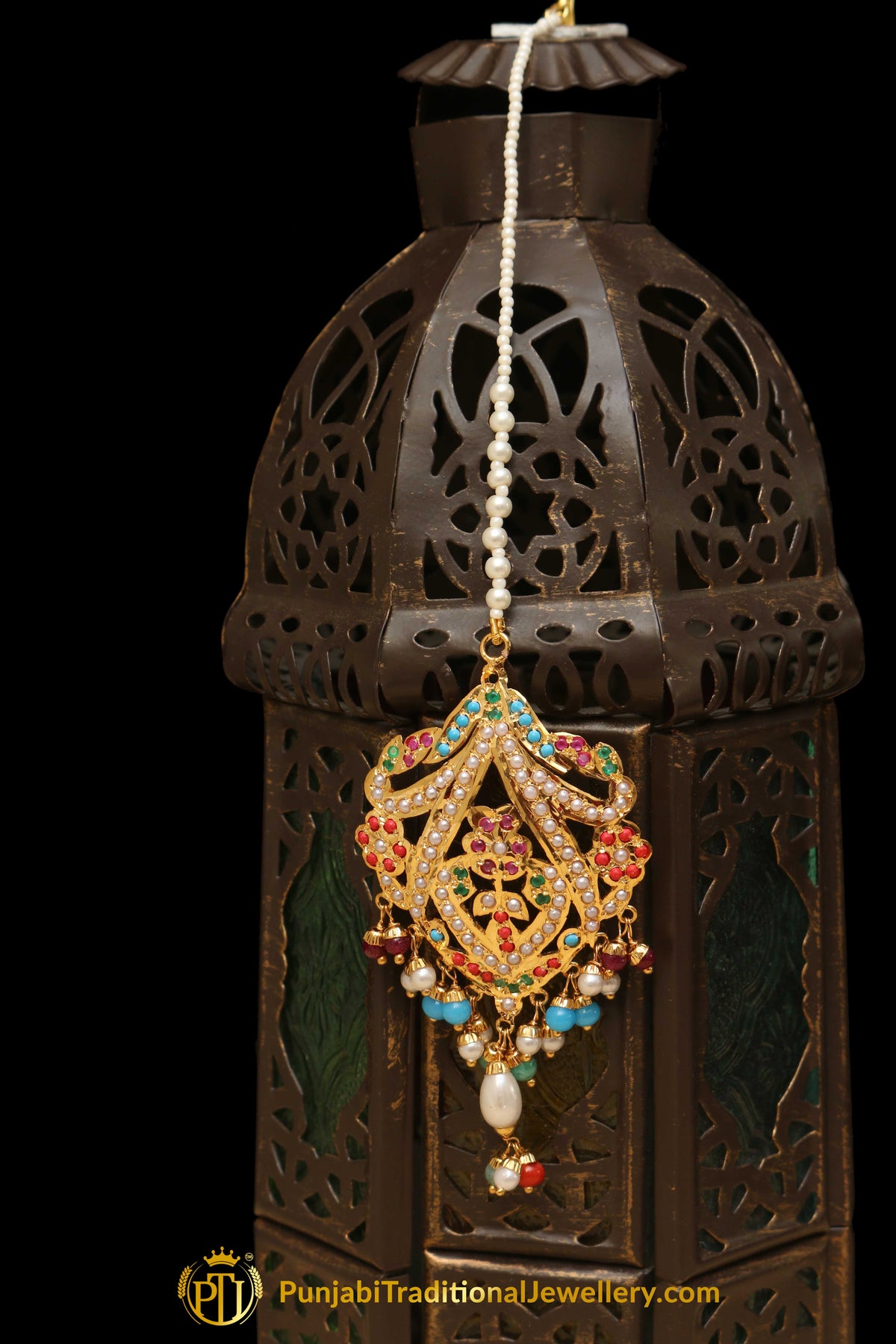 Multi Jadau Tikka By Punjabi Traditional Jewellery