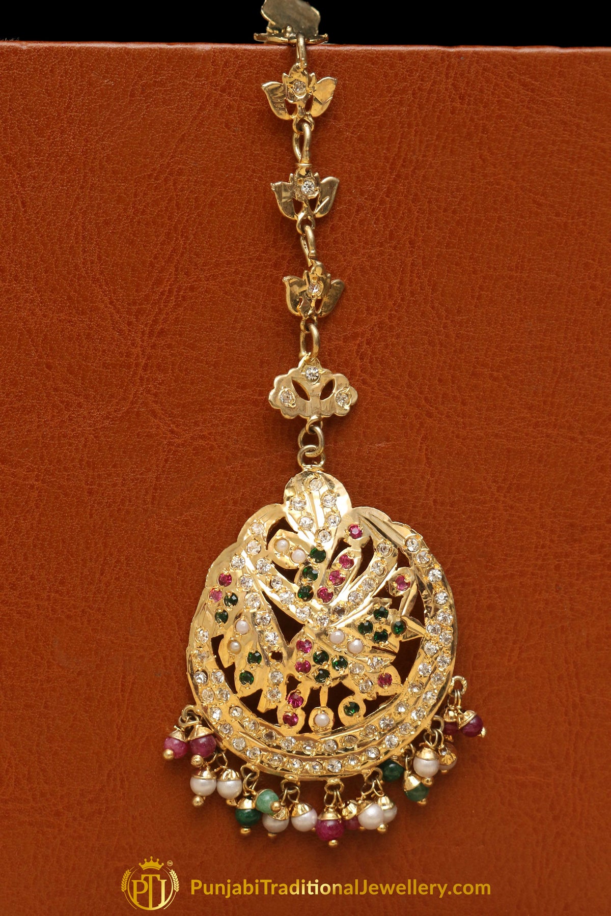 Multi Jadau Tikka By Punjabi Traditional Jewellery