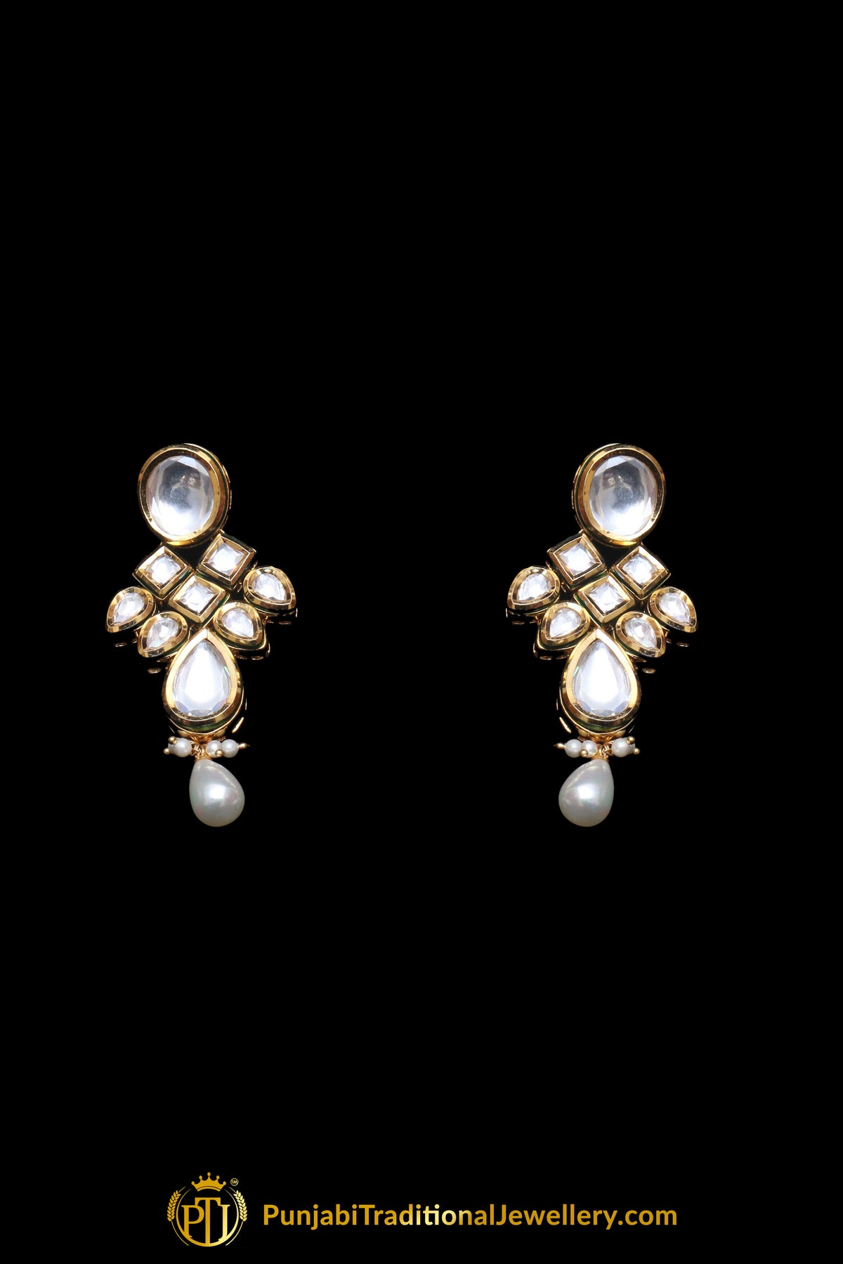 Kundan Choker Necklace Set By Punjabi Traditional Jewellery