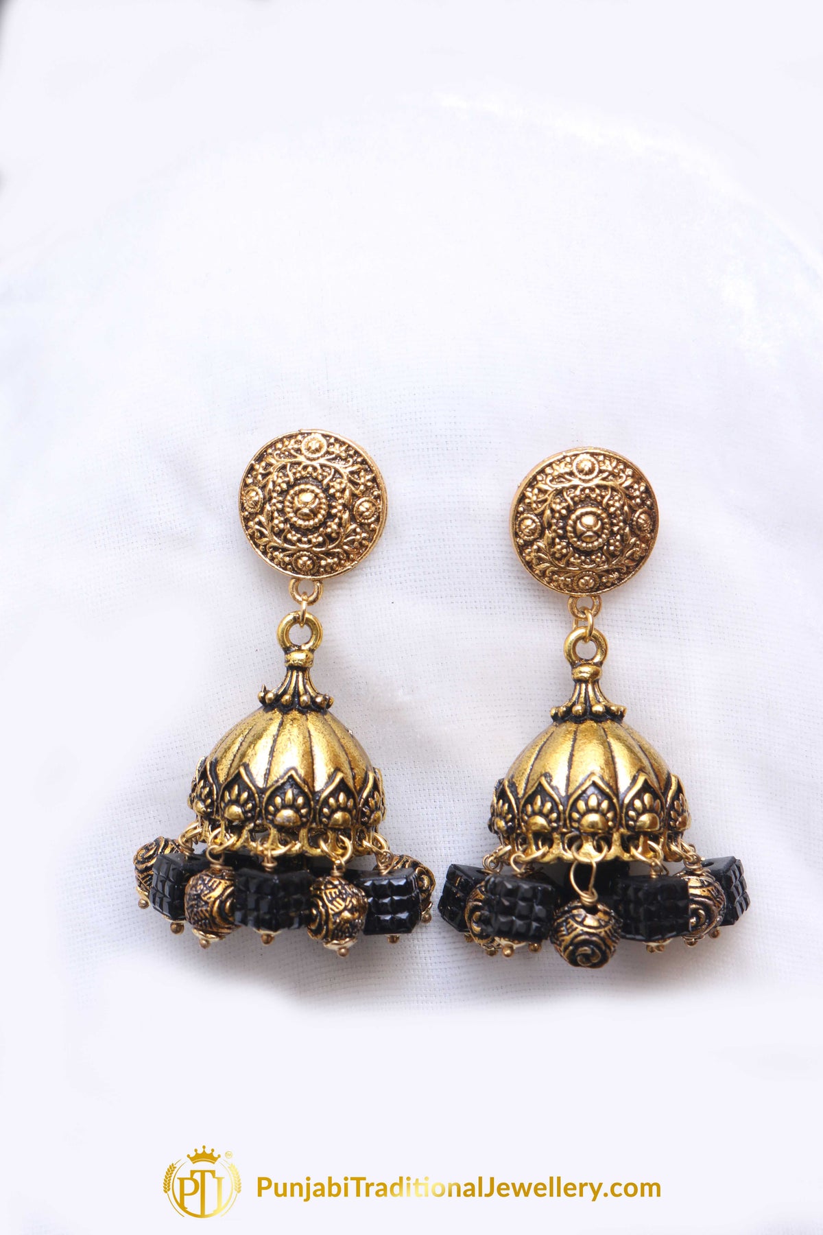 Black Necklace Set By Punjabi Traditional Jewellery