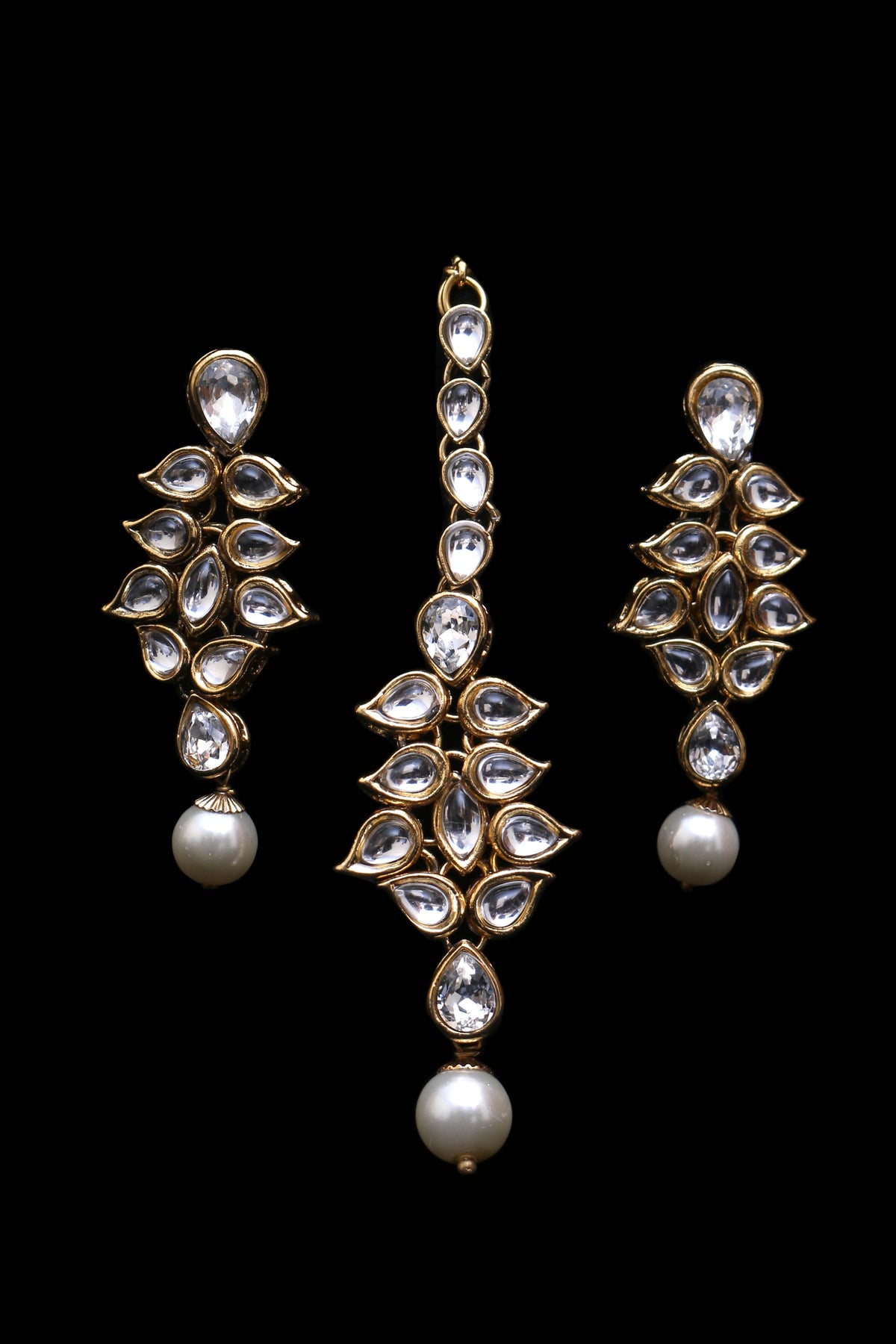Pearl long Necklace Set By Punjabi Traditional Jewellery