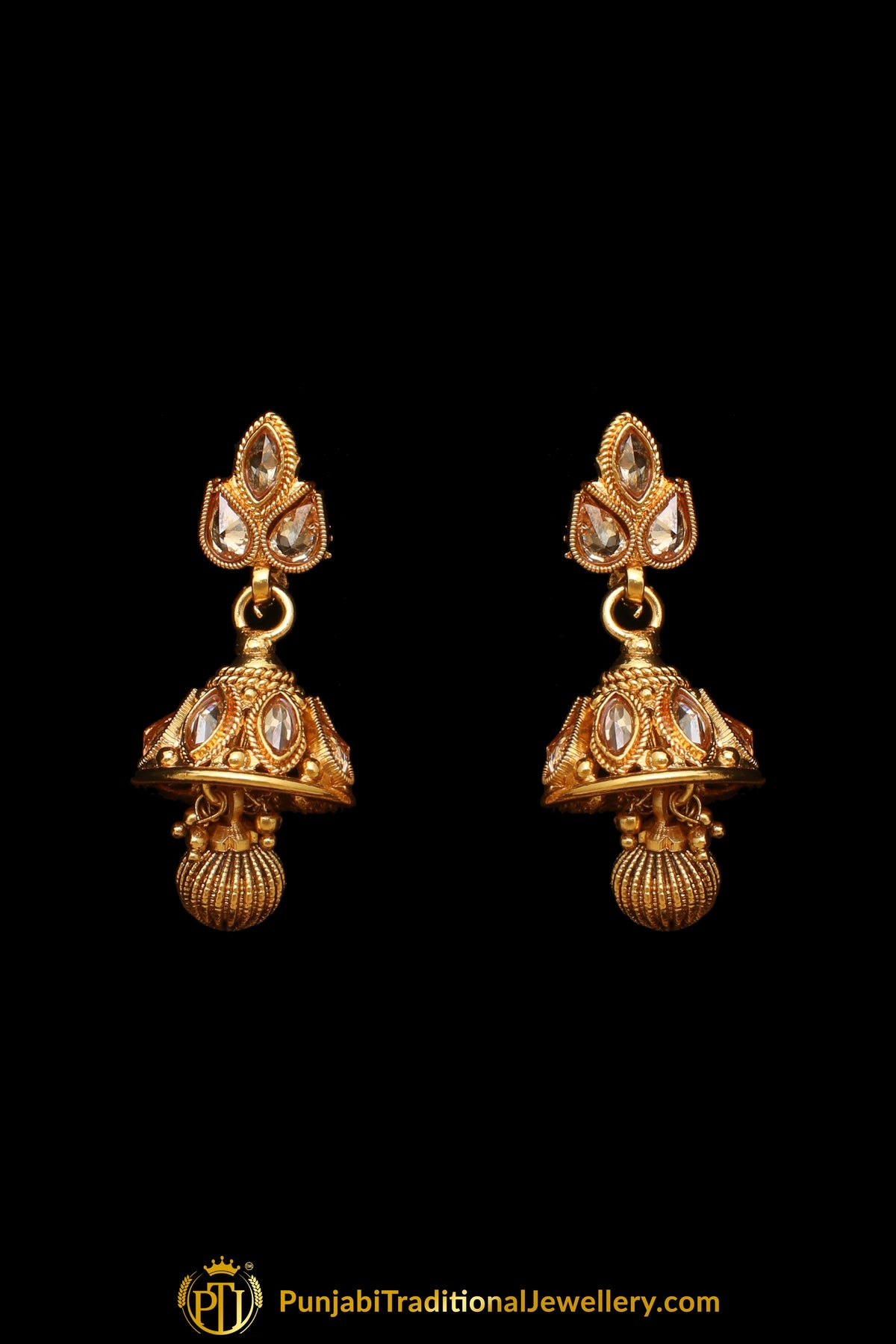 Polki Necklace Set By Punjabi Traditional Jewellery