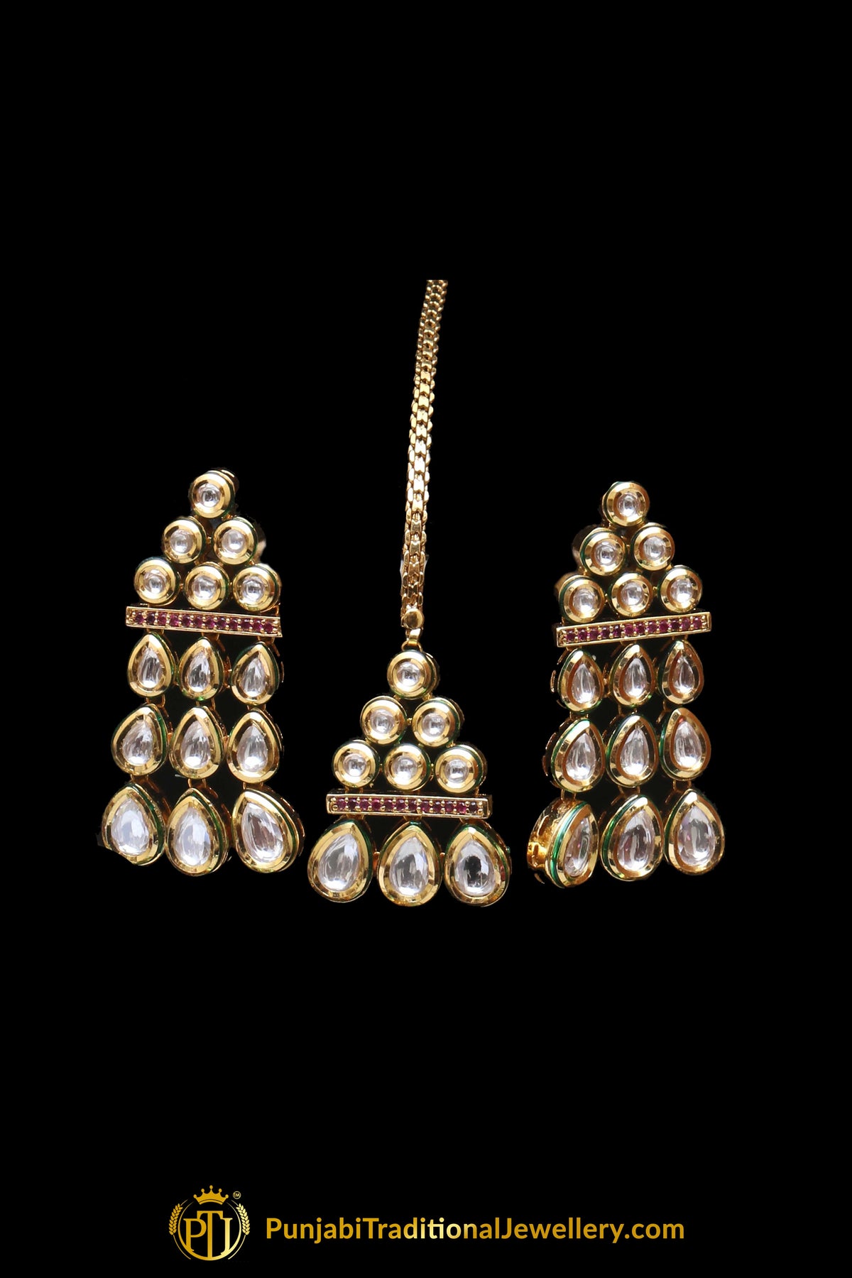 Kundan Necklace Set By Punjabi Traditional Jewellery