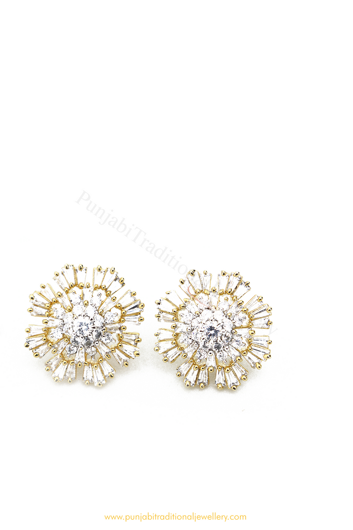 Gold Finished AD Studs By PTJ