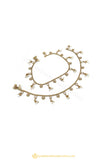 Gold Finished Payal by PTJ