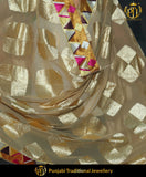 Pure Phulkari Dupatta Multi Border | Punjabi Traditional Jewellery Exclusive