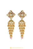 Gold Finished Earrings by PTJ