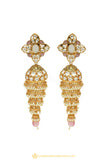 Gold Finished Earrings by PTJ