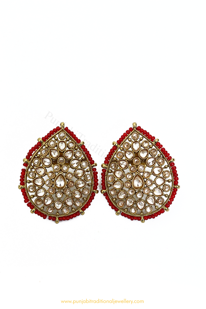 Champagne Stone Rubby Studs By PTJ