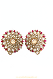 Champagne Stone Rubby Studs By PTJ
