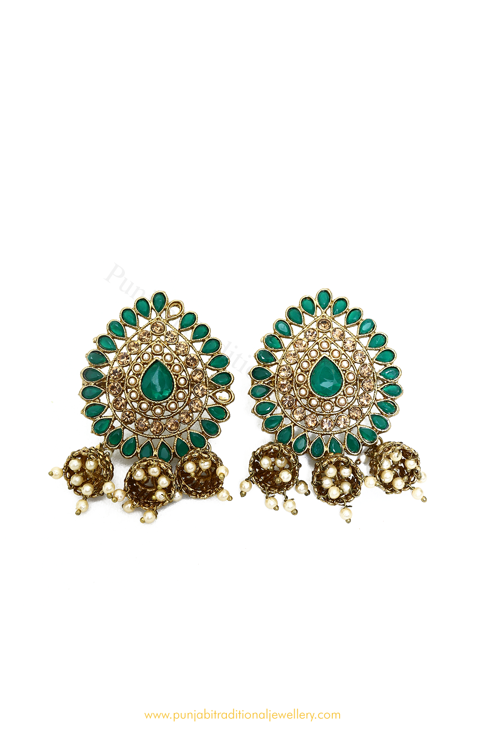 Champagne Stone Multi Studs By PTJ