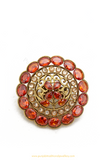 Antique Gold Finished Orange Ring By PTJ