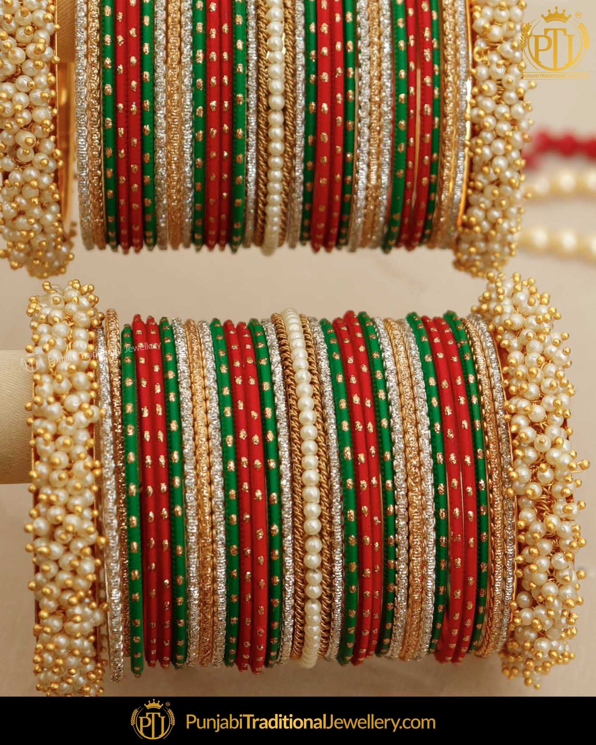 Smooth Dotted Design Baby Bangles Long Lasting Gold Plated Jewellery B25212