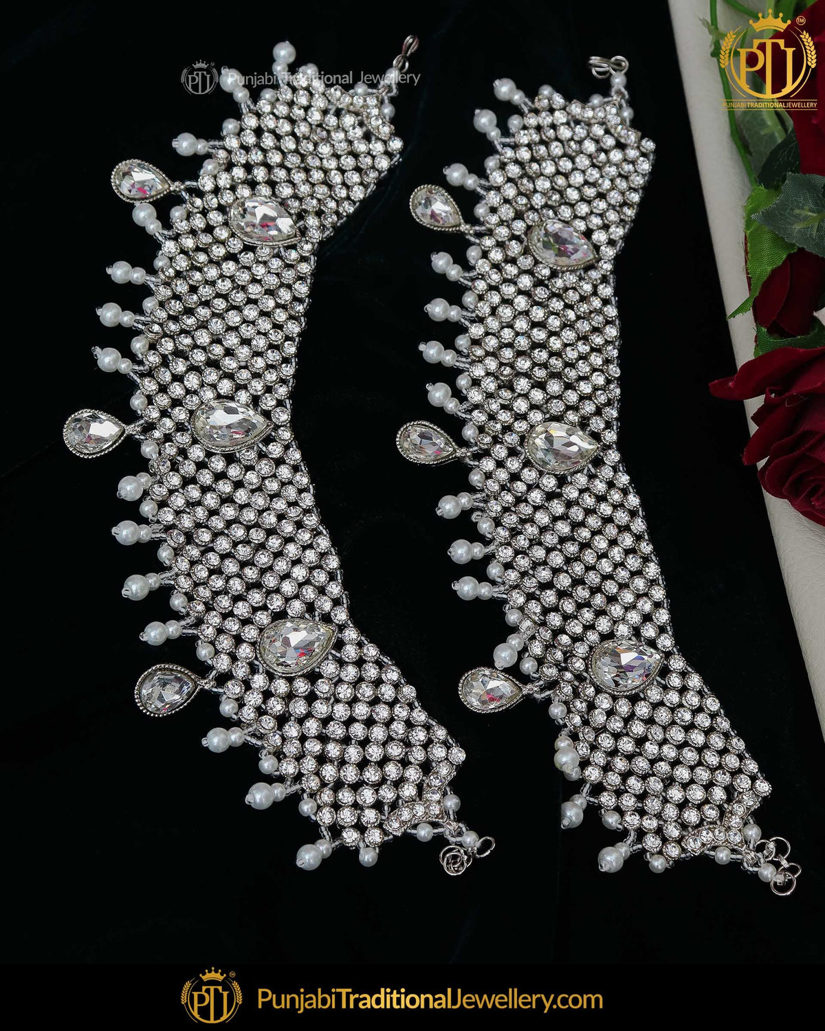 Silver Finished Jercon Payal | Punjabi Traditional Jewellery Exclusive