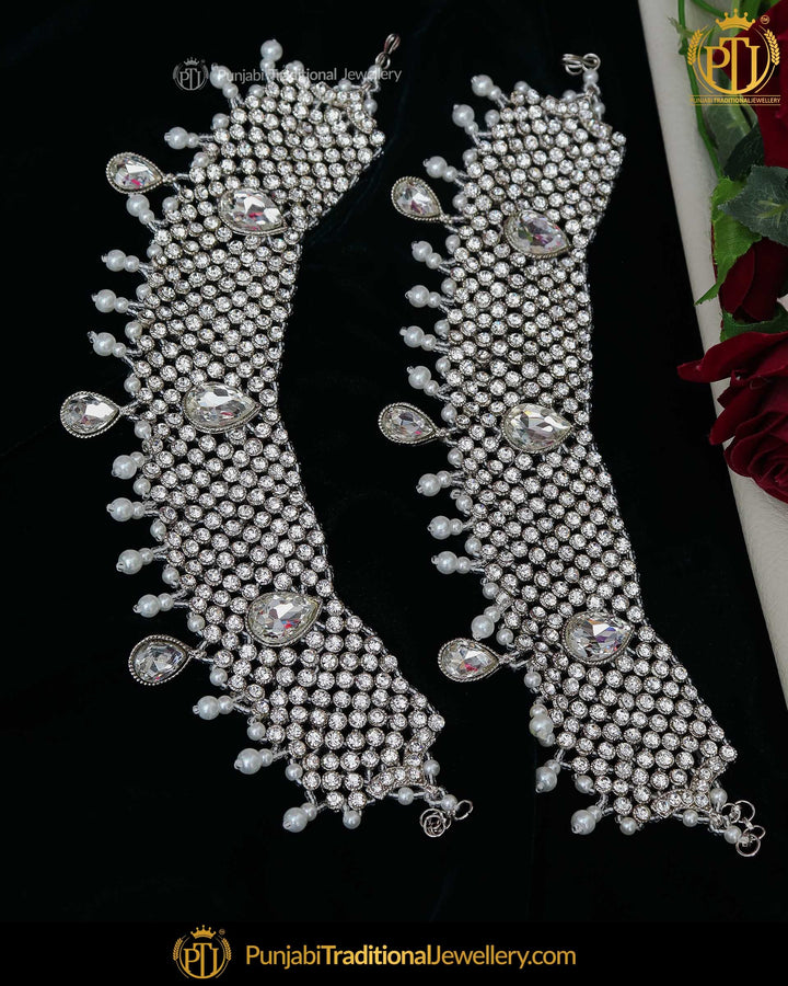 Silver Finished Jercon Payal | Punjabi Traditional Jewellery Exclusive