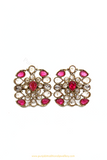 Champagne Stone Rubby Studs By PTJ