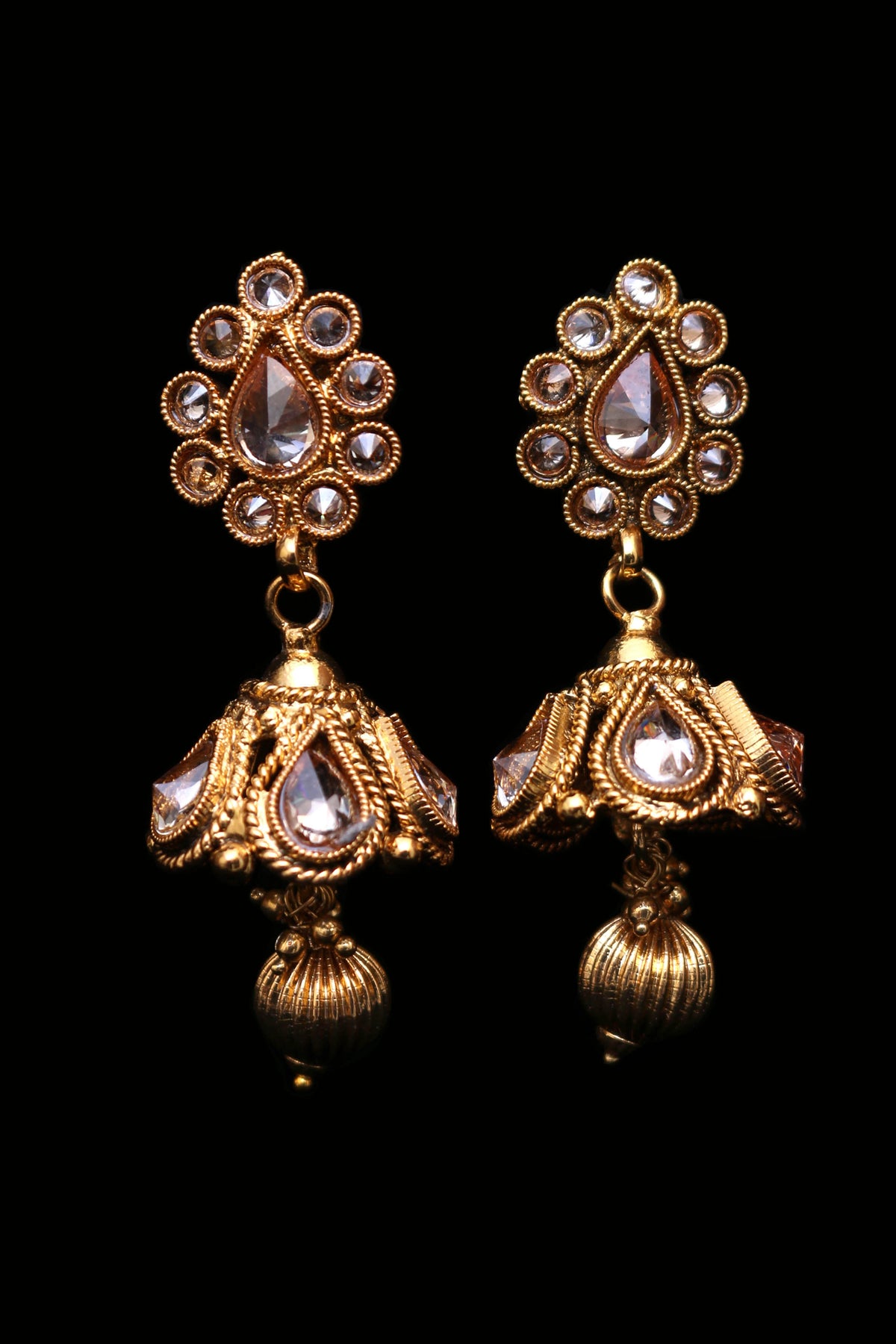 Kasba Polki Necklace Set By Punjabi Traditional Jewellery