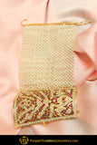 Gold Finished Rubby Jadau Bracelet | Punjabi Traditional Jewellery Exclusive