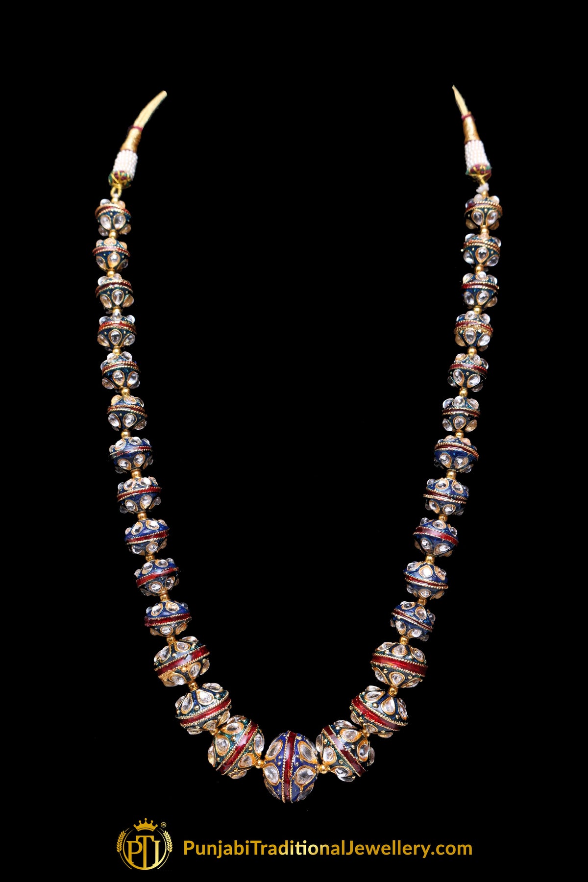 Multi Kundan Necklace Set By Punjabi Traditional Jewellery