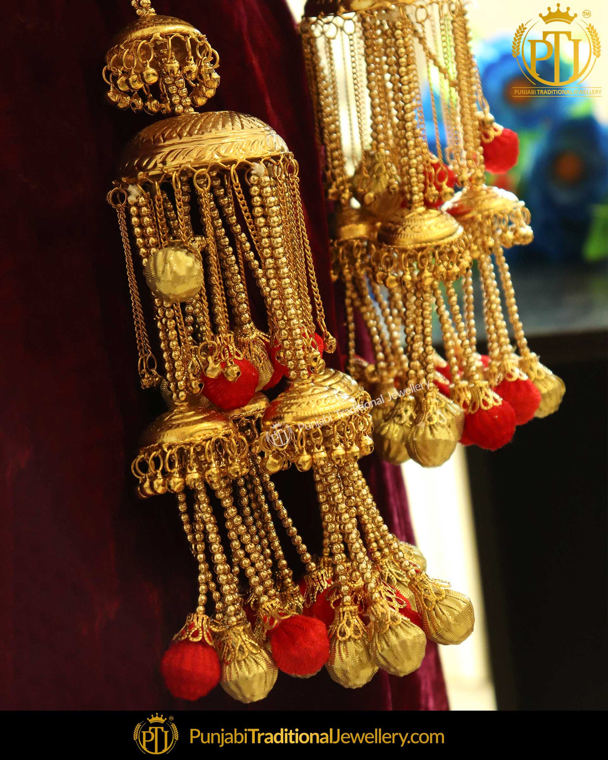 Red Bridal Wedding Kalira By Punjabi Traditional Jewellery