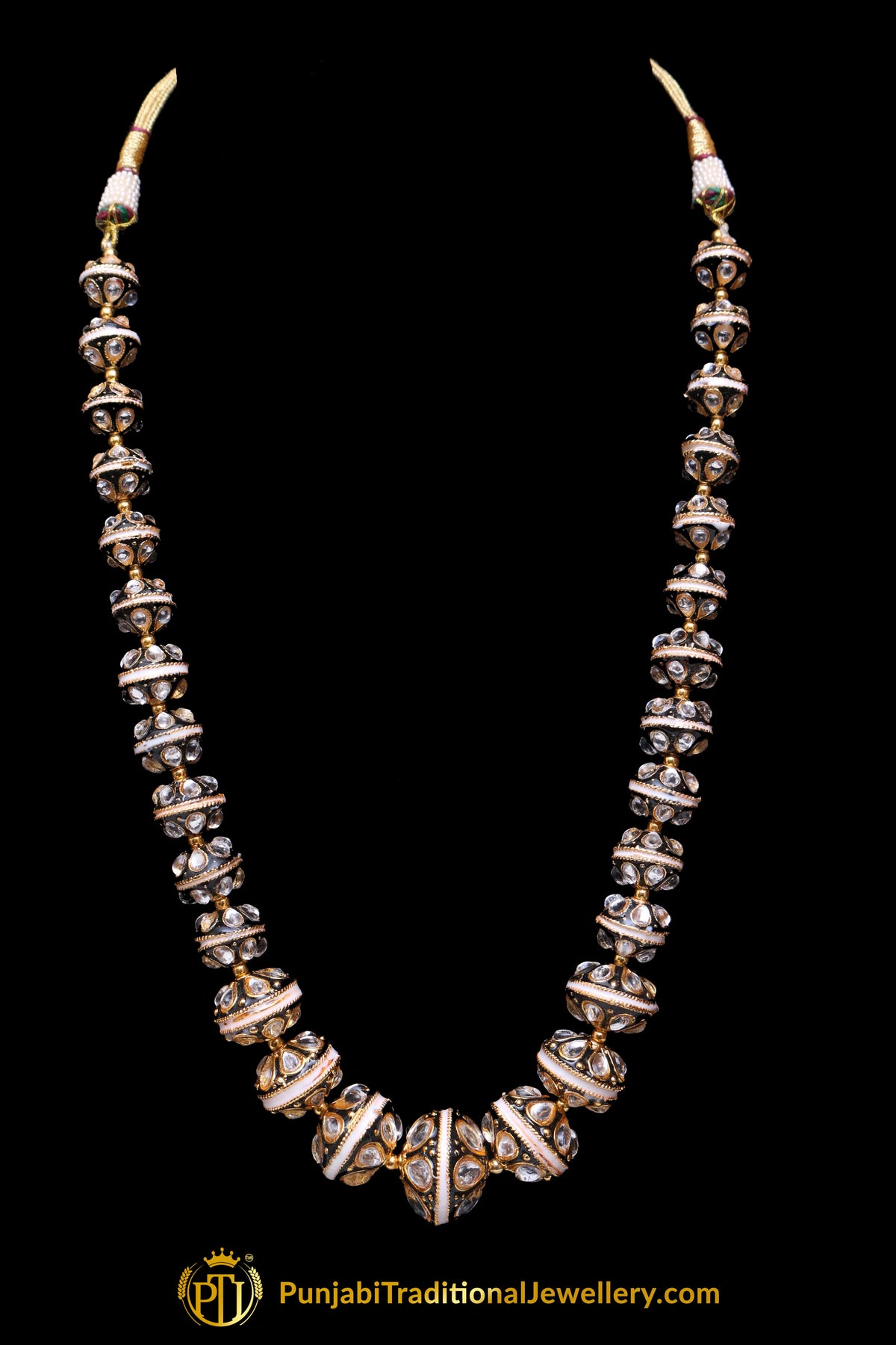 Mala Meena Necklace Set By Punjabi Traditional Jewellery