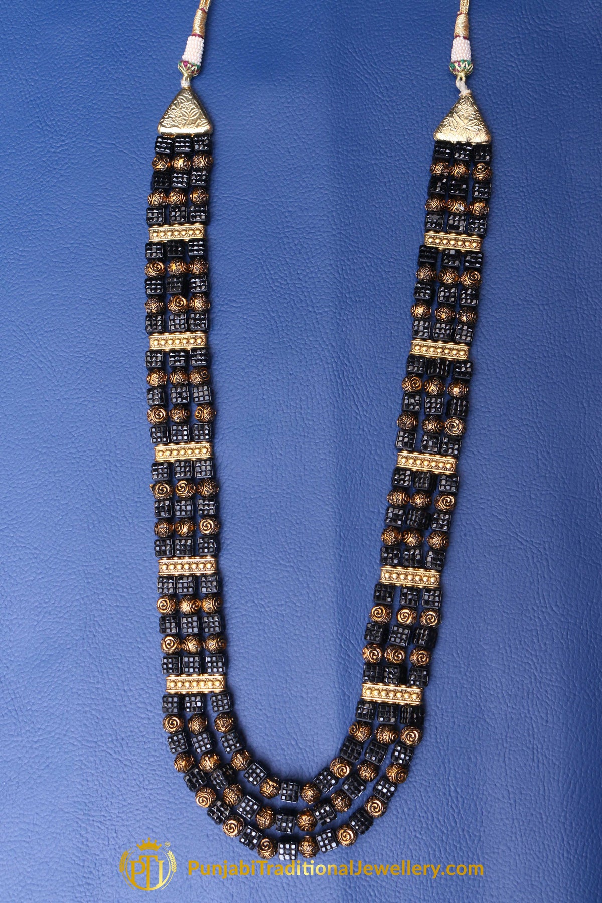 Black Necklace Set By Punjabi Traditional Jewellery