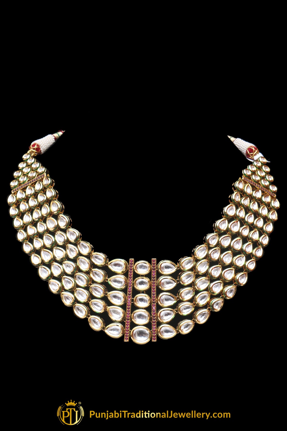 Kundan Necklace Set By Punjabi Traditional Jewellery